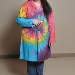 Tie-Dyed Laboratory Coat