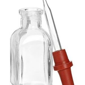 Barnes Dropping Bottle, With Pipet And Rubber Bulb