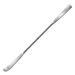 Spatula, Stainless Steel, One End Flat, One End Bent