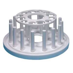 Plastic Test Tube Rack, Round, 12-Tube