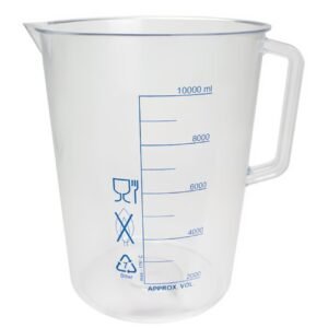 Beakers W/Handle, Printed Graduations, PMP