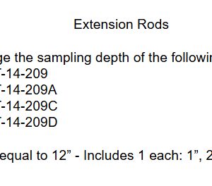 Extension Rods For Bacon Bomb Samplers