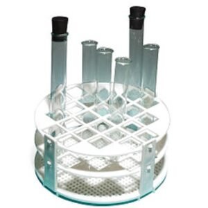 Plastic Test Tube Rack, Round, 24-Tube