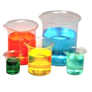 Plastic Beaker Set, PMP, 5 Piece