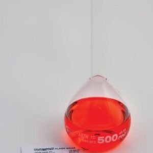 Volumetric Glass Flasks with Snap Cap, Class A, Batch Certified, QR