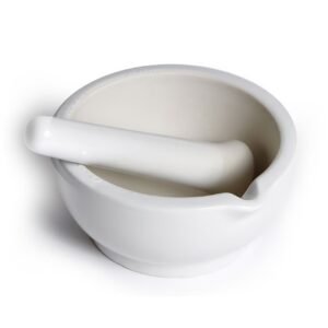 Mortar & Pestle Set, Porcelain, Economy