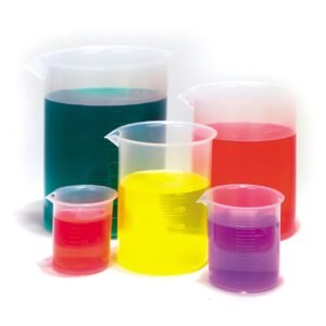 Plastic Beaker Set, PP, 5 Piece